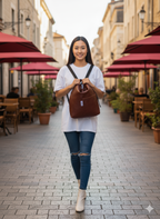 Leather Everyday Bag - Brown
