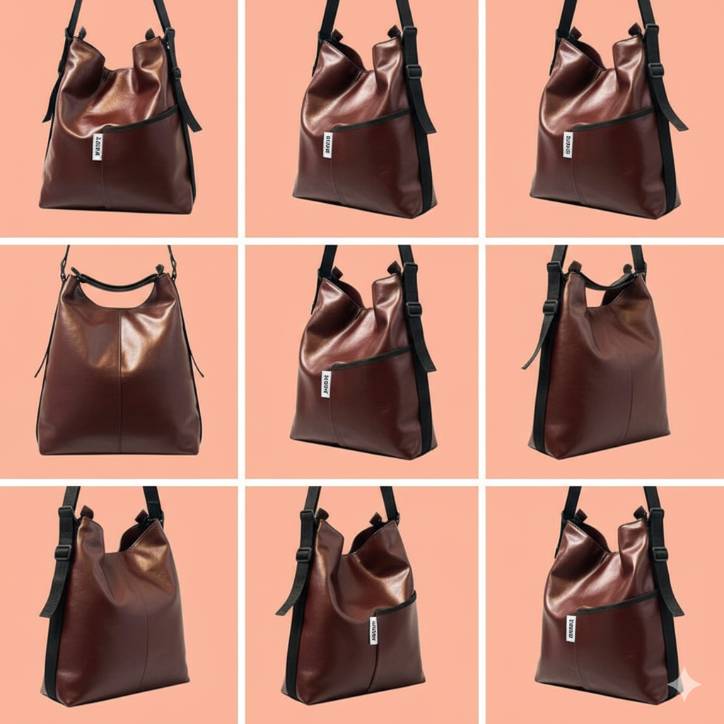 Leather Everyday Bag - Brown