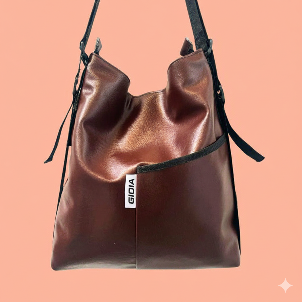 Leather Everyday Bag - Brown